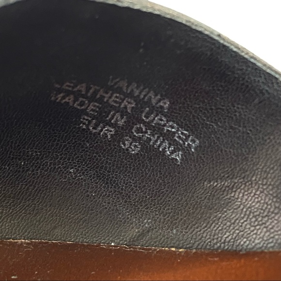 ASH Vanina black brown leather cut out design platform wedge open toe sandal - Picture 9 of 15